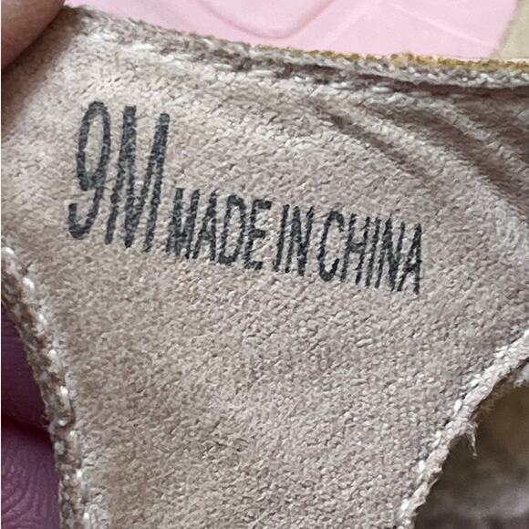 JBU Sport Women's Size 8.5 Pink/Tan Leather Strap Vacation Summer Comfort Sandal - Picture 2 of 10